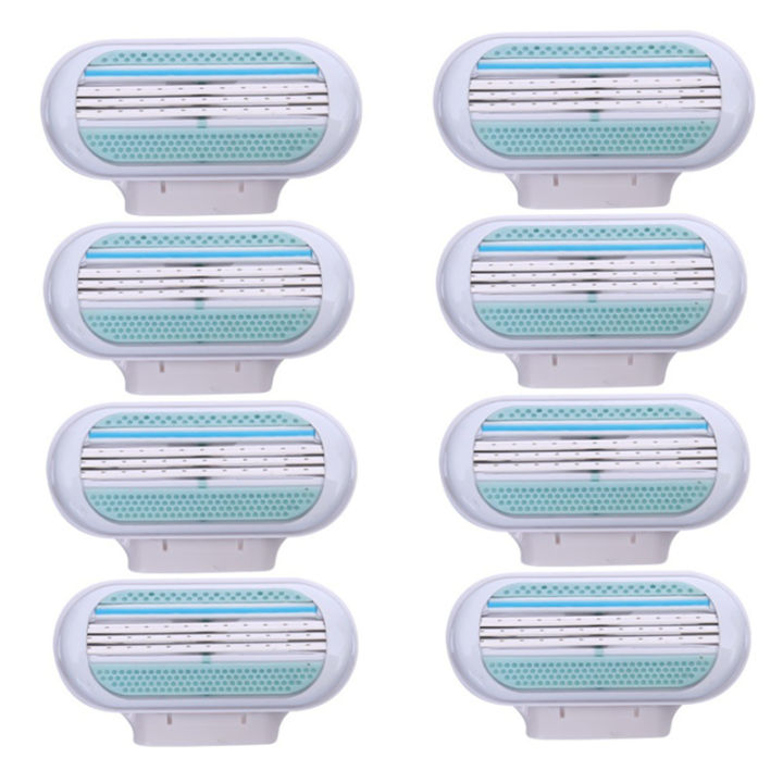 【7Rings Store】Safety Razor 3-Blades Shaving Blades Body Hair Trimmer Hair Removal Tool Underarms Hair Remove Machine