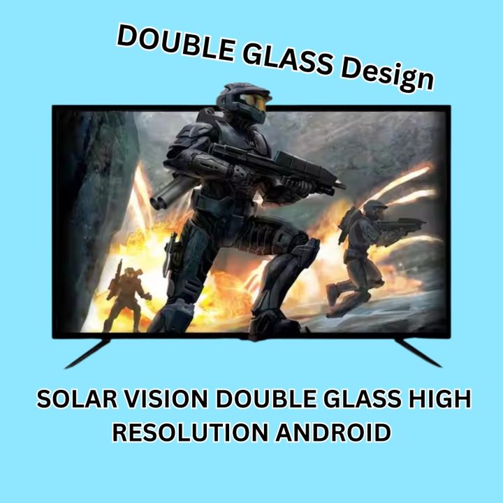 Solar Vision 32 Inch Double Glass  Smart Android LED TV FHD