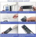 Transparent Shrink Film Bag Anti-dust Protective Case Cover for TV air conditioner remote Control shrink plastic sheets S/L.