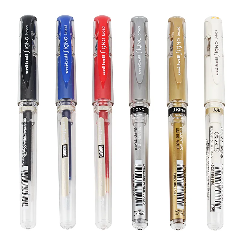 Uni-ball Signo Broad UM-153 Gel Pen mm Japan White