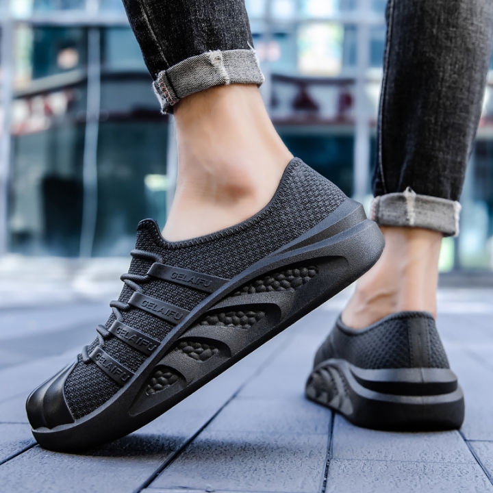 Cross border waterproof shoes men's rain boots fashion short tube velvet warm rubber shoes work non slip fishing kitchen rain boots wholesale