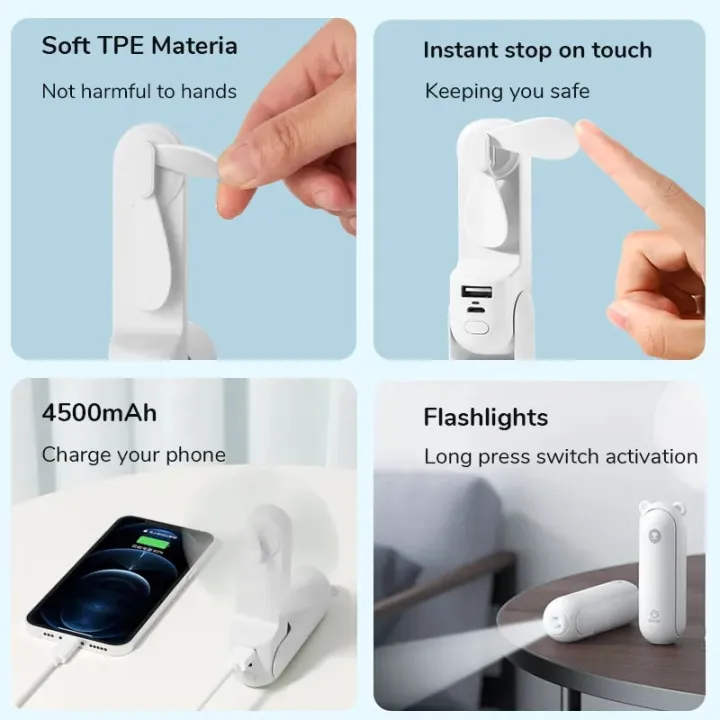 JISULIFE%20Portable%20Fan%20Mini%20Handheld%20Fan%20USB%204500mAh%20Recharge%20Hand%20Held%20Small%20Pocket%20Fan%20with%20Power%20Bank%20Flashlight%20Feature%20-%20Image%204