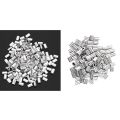 200 Pcs M1.5 Wire Rope Aluminum Ferrule Cable Ties Crimp & 120 Pcs Aluminum Crimping Loop Sleeve. 