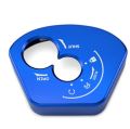 CNC Aluminium Ignition Key cover for R15 V3 Motorcycle. Indo version Blue. 
