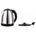 Stainless Steel Hot Water Pot Portable Boiler Tea Coffee Warmer Heater Cordless Electric Kettle-(1.7 L, Silver) - Electric Kettle.