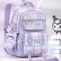 Sanrio Anime Hello Kitty Cinnamoroll Kuromi Backpacks for Children Kawaii Toys Backpack Mochilas Aestethic Bag Student Campus. 