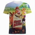 Disney T-Shirts Home On The Range Cartoon Anime 3D Print Streetwear Men Women Fashion Oversized T Shirt Kids Tees Tops Clothing. 