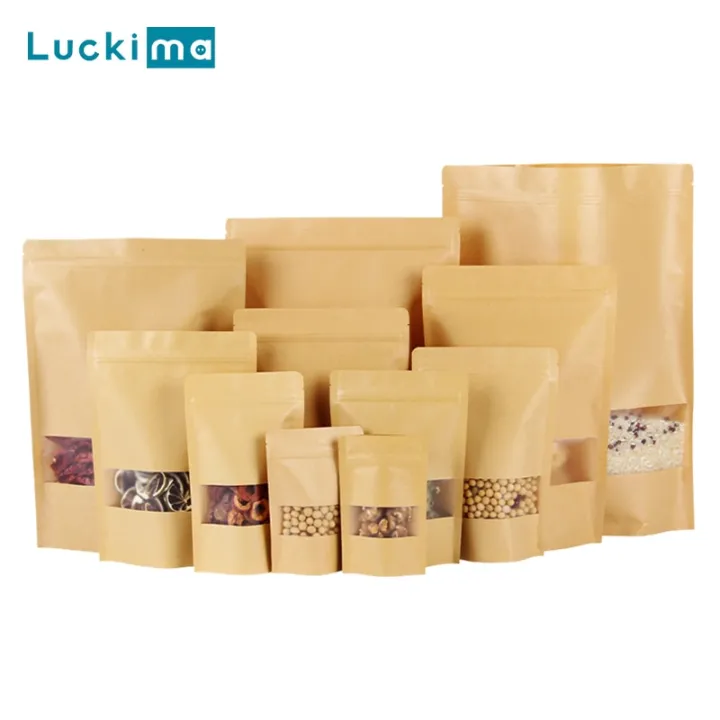 Resealable%20Kraft%20Paper%20Zipper%20Bags%20for%20Nuts%20Coffee%20Bean%20Snacks%20Tea%20Gift%20Transparent%20Window%20Waterproof%20Heat%20Seal%20Food%20Storage%20Bag%20-%20Image%203