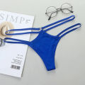 Thin Strap Hollow Panties Women Sexy G-String Soft Lingerie Low Rise Thong Breathable Female Underwear Solid Color Briefs. 