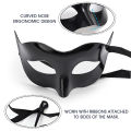 Men's Half Face Mask Zorro Masquerade Adult Performance Half Face Handsome Halloween Masks. 
