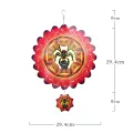 Halloween Spider Wind Spinner Rotating Garden Hanging Decor Kinetic Sculpture Wind Chime Yard Holiday Decoration. 