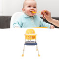 Portable Baby High Chair Non Skid Adjustable Height Toddler Highchair Safe for Dinning. 