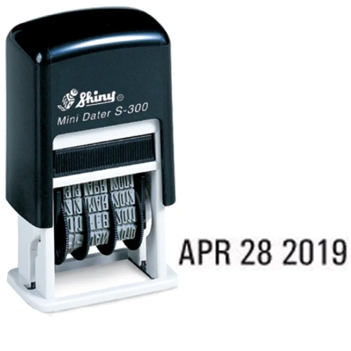 Shiny%20S-400%20Self%20Ink%20Mini%20Dater%20Stamp%20Black%20-%20Image%202