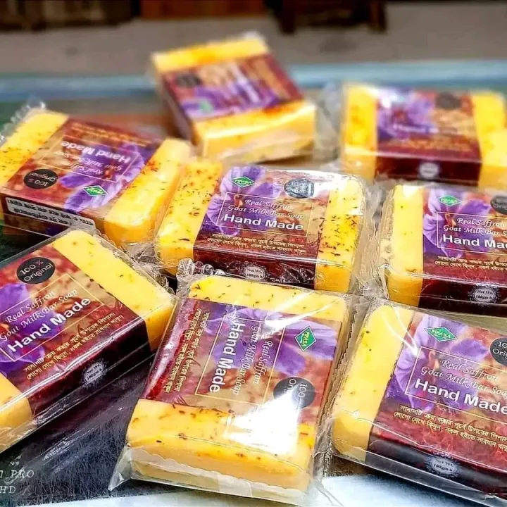 Saffron%20Goat%20Milk%20soap%20Handmade%20-%20Image%205
