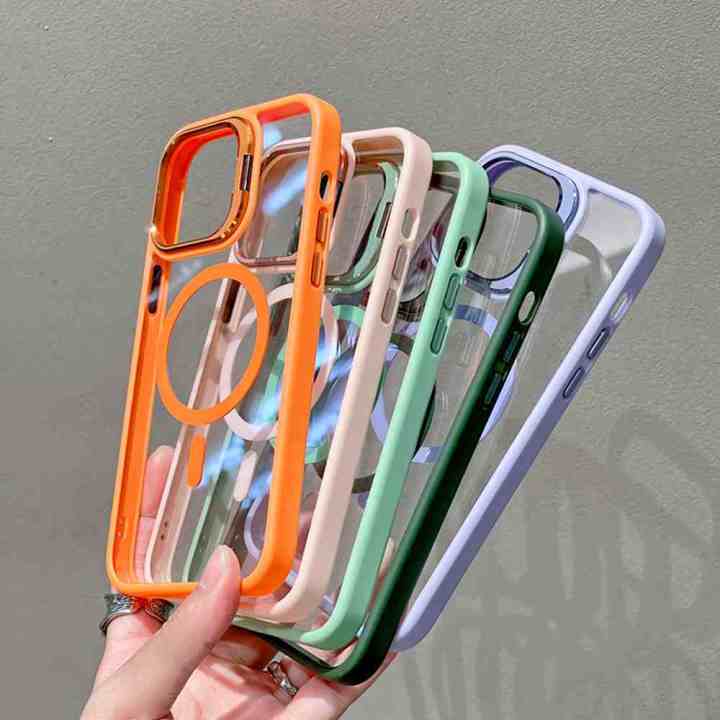 HOCE%20Invisible%20Bracket%20with%20Lens%20Film%20Magnetic%20Phone%20Case%20For%20iPhone%2017%2016%2015%2014%2013%2012%20Pro%20Max%2015%20Plus%2011%20Magsafe%20Case%20Lens%20Kickstand%20Clear%20TPU%20Protector%20Cover%20-%20Image%207