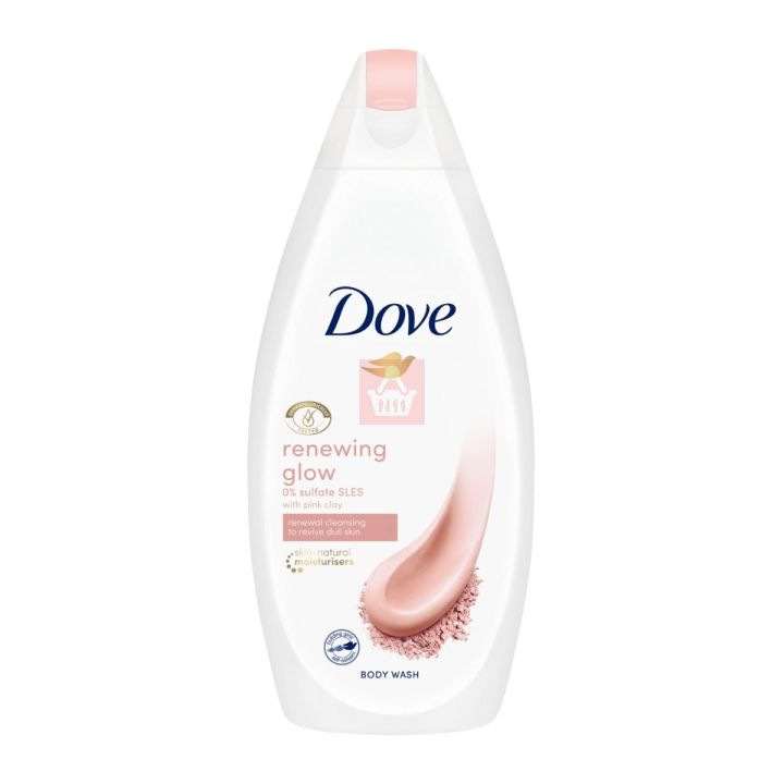 International European product skin care Dove renewing glow shower gel used for male female - 250 ml