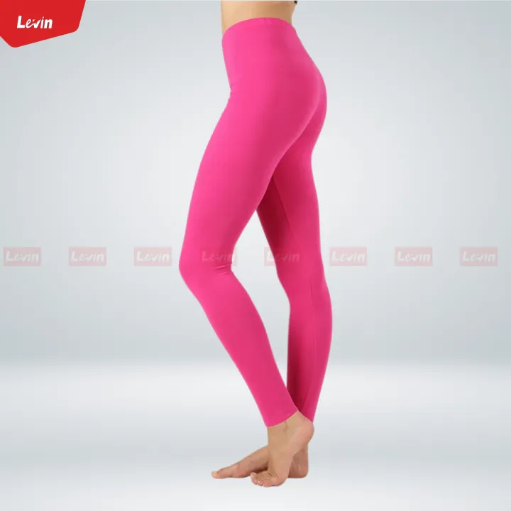 Women's%20Basic%20Solid%20Color%20Cotton%20Full%20Length%20Leggings%20From%20Levin%20-%20Image%202