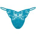 Swimwear Mens Handmade Crocheted G-String Hollow Out Bulge Pouch Briefs Elastic Waistband T-Back Thongs Sunbathing Swimsuit.