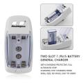 Doublepow DP-D01 Charger 2 slots for AA AAA 9V Ni-mh Ni-cd Rechargeable Battery. 