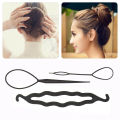 4 pcs Hair Clip Styling Stick Bun Maker Tool Beauty.