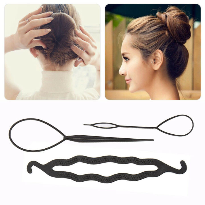 4%20pcs%20Hair%20Clip%20Styling%20Stick%20Bun%20Maker%20Tool%20Beauty%20-%20Image%204