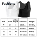 Fashions Men Chest Binder Gynecomastia Compression Vest for Post Surgery Breathable Buckle Underwear Tank Top Breast Reduction Shapewear.