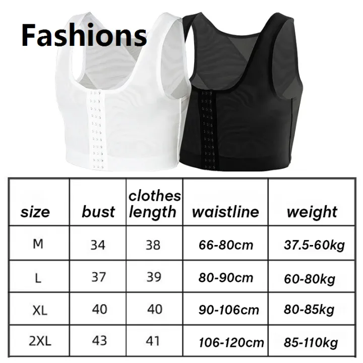 Fashions%20Men%20Chest%20Binder%20Gynecomastia%20Compression%20Vest%20for%20Post%20Surgery%20Breathable%20Buckle%20Underwear%20Tank%20Top%20Breast%20Reduction%20Shapewear%20-%20Image%202
