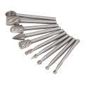 Rotary File, Wide Usage 10 Pcs Rotary Tool for Non Metallic Material. 