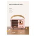 1 Piece Retro Bluetooth Speaker HM11 Classical Retro Music Player Sound Stereo Portable Mini Travel Music Player Pink. 