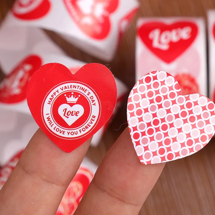 500Pcs/Roll%20Red%20Heart%20Stickers%20For%20Valentines%20Day%20Wedding%20Gift%20Packing%20Bag%20Packaging%20Labels%20Love%20Scrapbooking%20Diy%20Stickers%20-%20Image%203