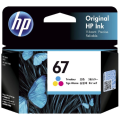 HP 67 Tri-Color (3YM55AA) Original Ink Cartridge.