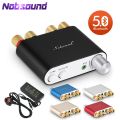 Nobsound HiFi TPA3116 Mini Bluetooth 5.0 50W*2 Digital Amplifier Stereo Car Audio Power Amp Audio Receiver - Blue. 