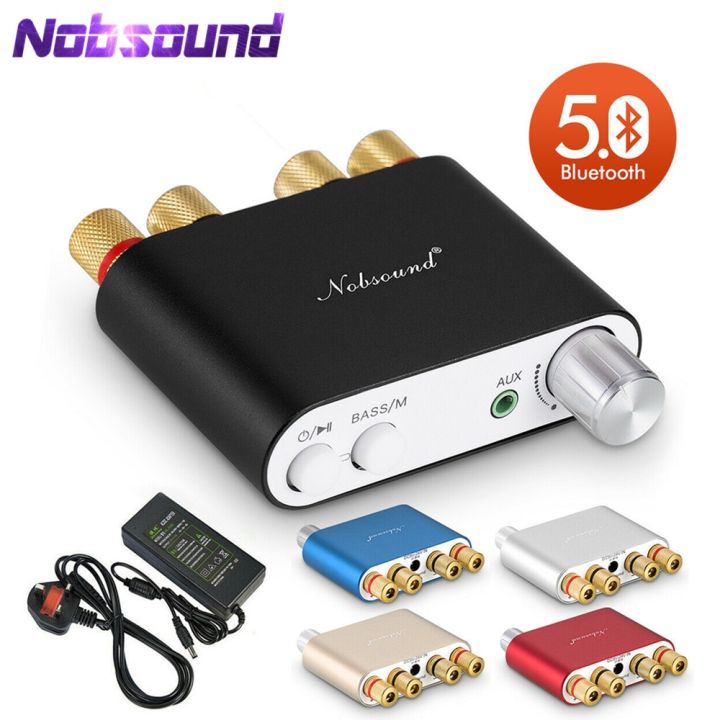 Nobsound%20HiFi%20TPA3116%20Mini%20Bluetooth%205.0%2050W*2%20Digital%20Amplifier%20Stereo%20Car%20Audio%20Power%20Amp%20Audio%20Receiver%20-%20Blue%20-%20Image%203