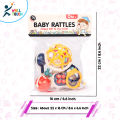 Five Pcs MIMI BELL ERES For New Born Baby Rattle & Teether. 