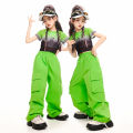 Jazz dance costumes, girls' Korean version, fashionable children's models, catwalks, workwear, overalls, street dance, children's fashion clothes. 