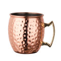 GC Moscow Mule Copper Mugs Hand-made 304 Stainless Steel Copper Mugs For Cocktails Whiskey Champagne Wine. 