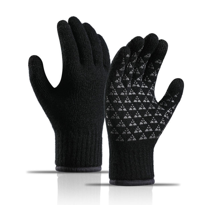 Direct%20Supply%20Men's%20Knitted%20Gloves%20Autumn%20and%20Winter%20Warm%20Double-Layer%20Fleece-Lined%20Thickened%20Mountain%20Climbing%20Biking%20Touch%20Screen%20Gloves%20-%20Image%205