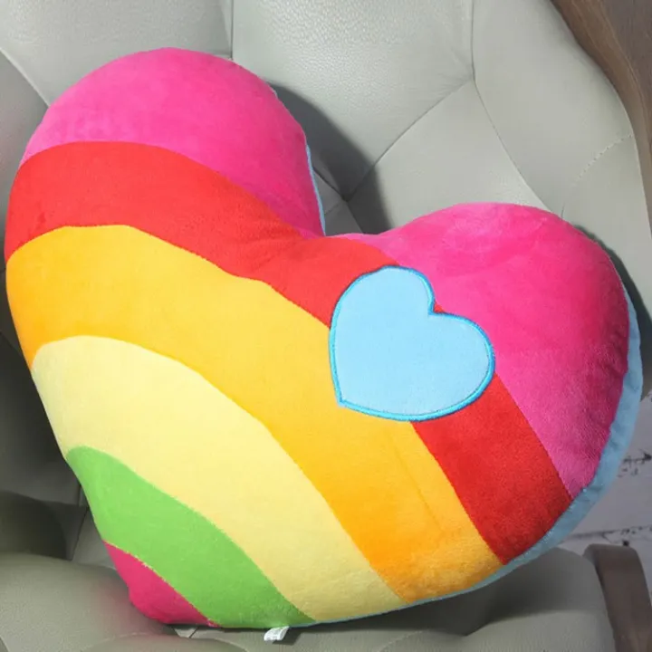Rainbow%20Loving%20Heart%20Cloud%20Heart-shaped%20Couple%20Fluffy%20Cushion%20Soft%20Plush%20Pillow%20Valentine's%20Day%20Birthday%20Present%20Smooth%20Fabric%20-%20Image%205