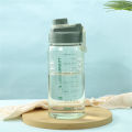 1.5L Sports Water Bottle Large Capacity High Temperature Resistant Transparent Plastic Cup Fitness Outdoor Eco-Friendly Portable Travel Space Cup. 
