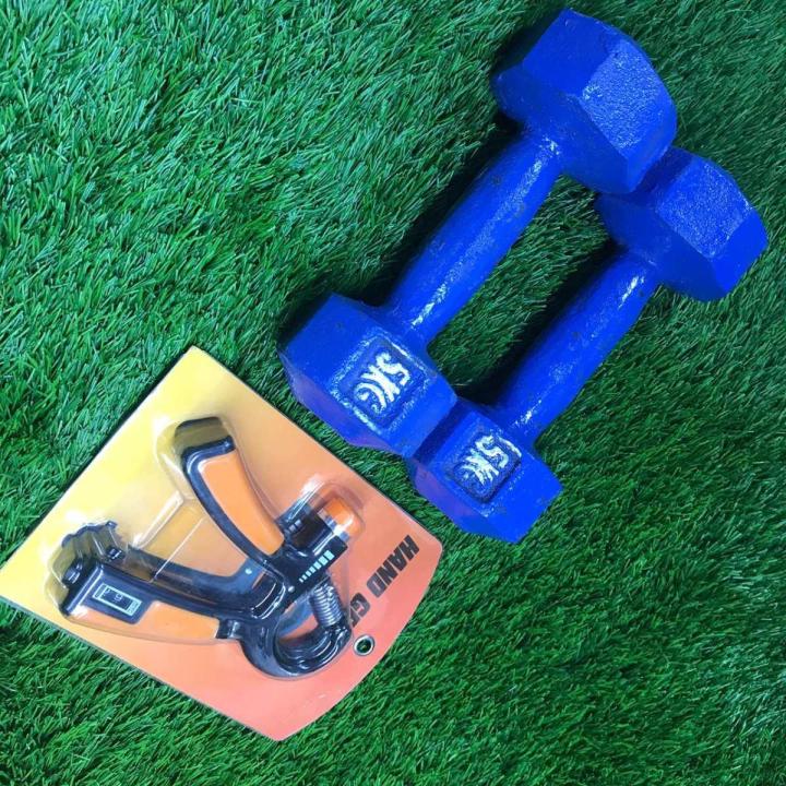 Combo Adjustable Hand Grip Exerciser 10k Dumbbell Set Daraz