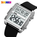 Skmei Square Dual Movement Sport Wristwatch Mens Waterproof Electronic Watches Montre Homme Shockproof Digital Men Watch 2246.