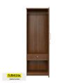 Single Door Almira with Inner Locker Drawer & cloths Hanging Space or Storage shelve by Furnisha Decor. 