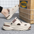 New Mens Sandals Mens Clogs Summer Beach Slippers Men Outdoor Casual Slippers Sneakers Water Shoes Male Big Size 45 46. 