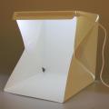 Protable Photo Box Lightbox Mini LED Light Softbox Studio Table Photography Lightbox Backdrops Shoot.