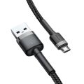 Baseus Cafule Micro USB Cable 2.4A 1 Meter Nylon Braided Wire. 