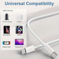 3Packs 10Ft/3m Long USB C To USB C Charging Cables, 60W Type C Charging Cable Fast Charge Cord For IPhone 15/15 Pro/15 Plus/15 Pro Max, IPad Pro/Air/Mini, MacBook Pro/Air, Samsung Galaxy S23 S22 S21 S20 Ultra, Google Pixel 7 6 5 4 3 2 XL And More. 