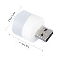 4 Pcs Wall Socket Plug-in LED Night Light USB Ultra-Small LED Lamps With 3000K Warm Light LED Lamps For Bathroom Car Kitchen Hallway. 