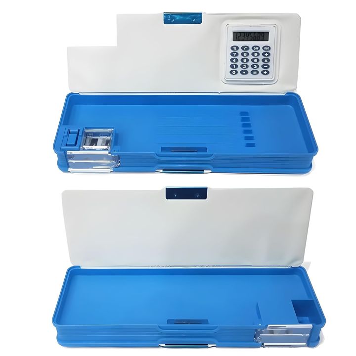 Calculator%20Pencil%20Box%20Geometry%20Stationary%20Box%20Dual%20Sharpener%20Double%20Sided%20Art%20Pencil%20Box%20(Multicolor%20Design)%20-Pencil%20Bag%20-%20Image%205