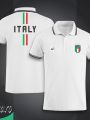 Italy Short Sleeve Collar Polo Football Jersey For Men - Half Sleeve Collar Polo ITALY t shirt - Italy Jersey. 