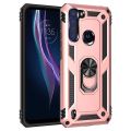 xprmy for Motorola One Fusion Plus phone Case Luxury Armor Shockproof TPU PC 2 in 1 360 Degree Rotating Holder Ring Back Cover. 